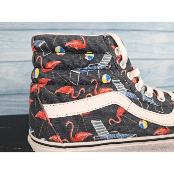 Vans Sk8-Hi Flamingo Beach High Top Skate Shoes Sz 11.5 main image 13